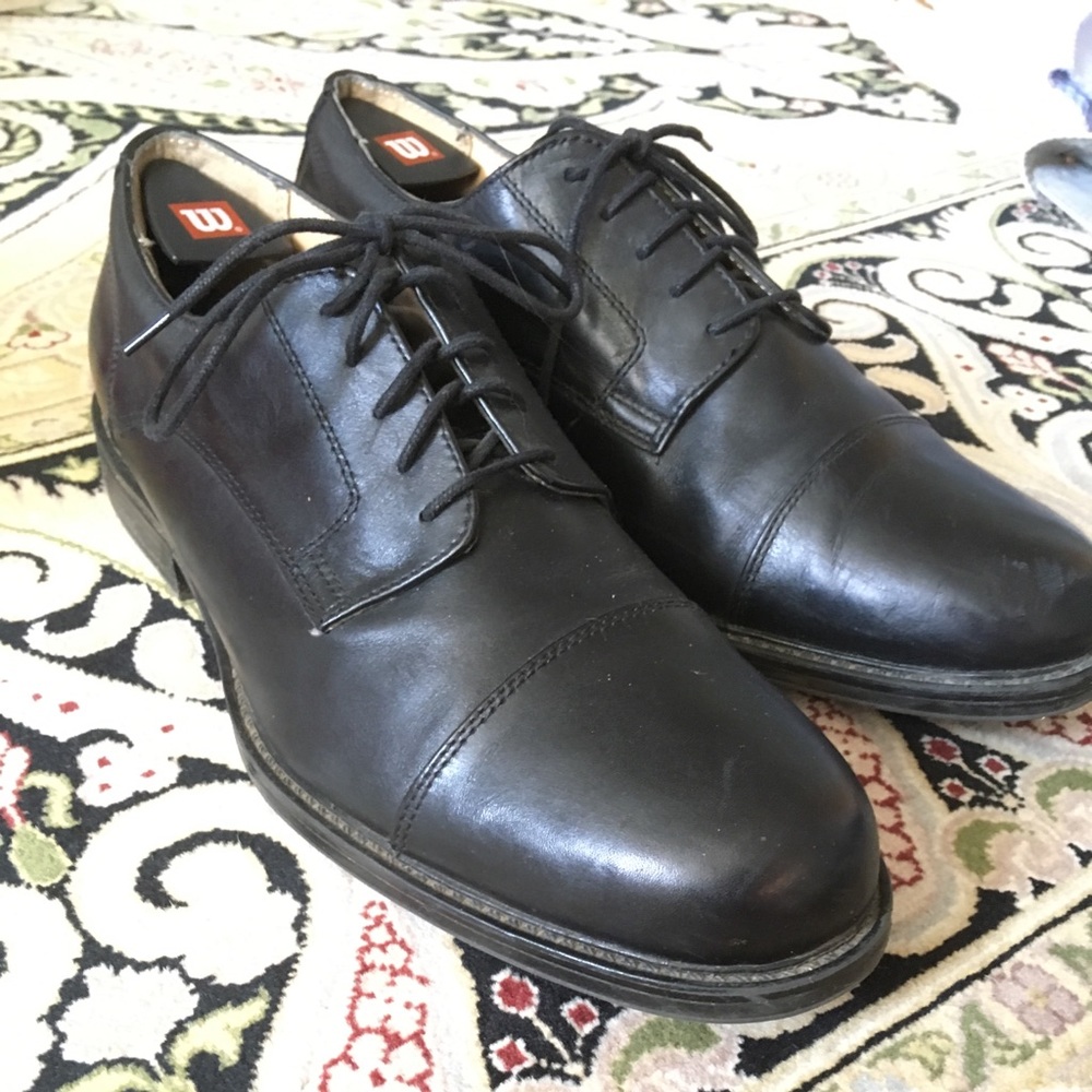 Croft and Barrow black cap toe oxfords size 13